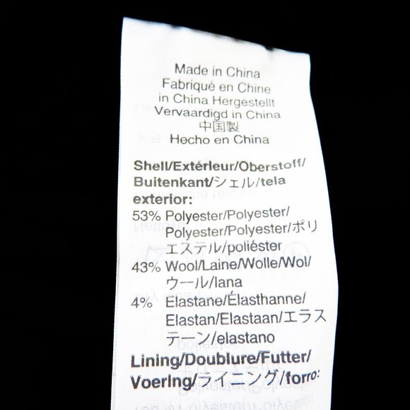 J. Crew 365 Asymmetric Wrap Skirt Size 0 Solid Black - Picture 7 of 7